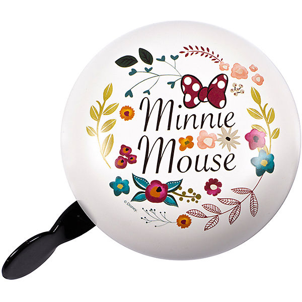 Große Fahrradklingel Minnie Mouse Blumen