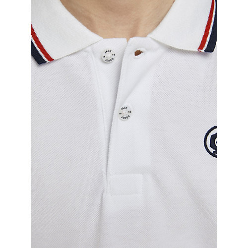 Поло Jack & Jones - белый от JACK & JONES Junior