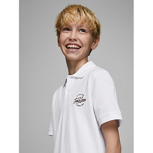 Поло Jack & Jones - белый от JACK & JONES Junior