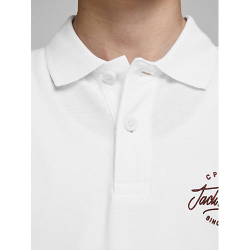 Поло Jack & Jones - белый от JACK & JONES Junior