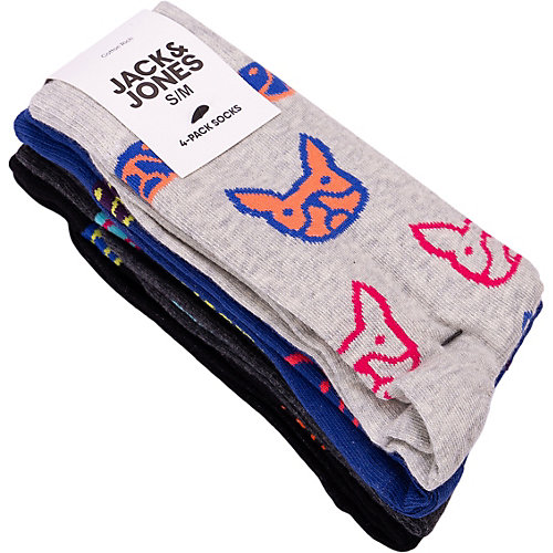Носки Jack & Jones, 4 шт. - черный от JACK & JONES Junior