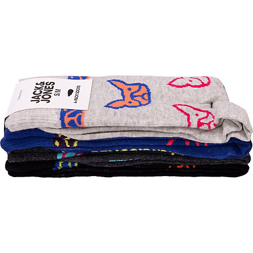 Носки Jack & Jones, 4 шт. - черный от JACK & JONES Junior