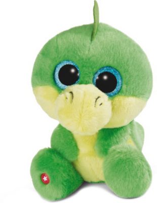 Plüsch Dino stehend Plüschtier grosse Augen ca 31cm grün 