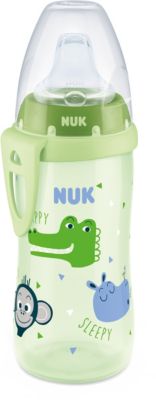 NUK Baby Flasche Winnie Motive Active Cup Mit Soft-TrinktüLle Aus Silikon
