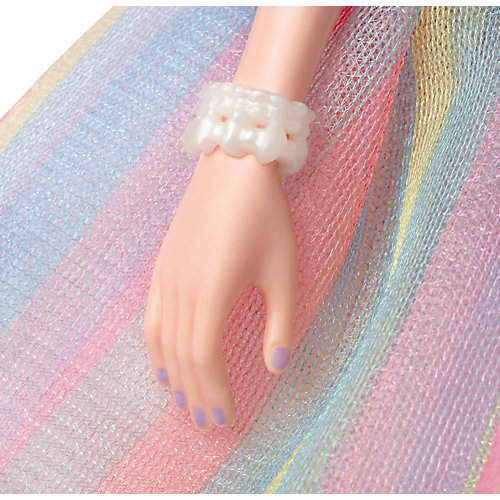 Коллекционная кукла Barbie "Пожелания ко дню рождения" в радужном платье от Mattel