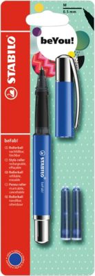 Tintenroller beFab! Uni Colors Rechts-/Linkshänder, inkl. 3 Patronen