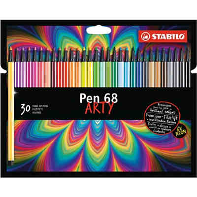 Premium-Filzstifte Pen 68 ARTY, 30 Farben