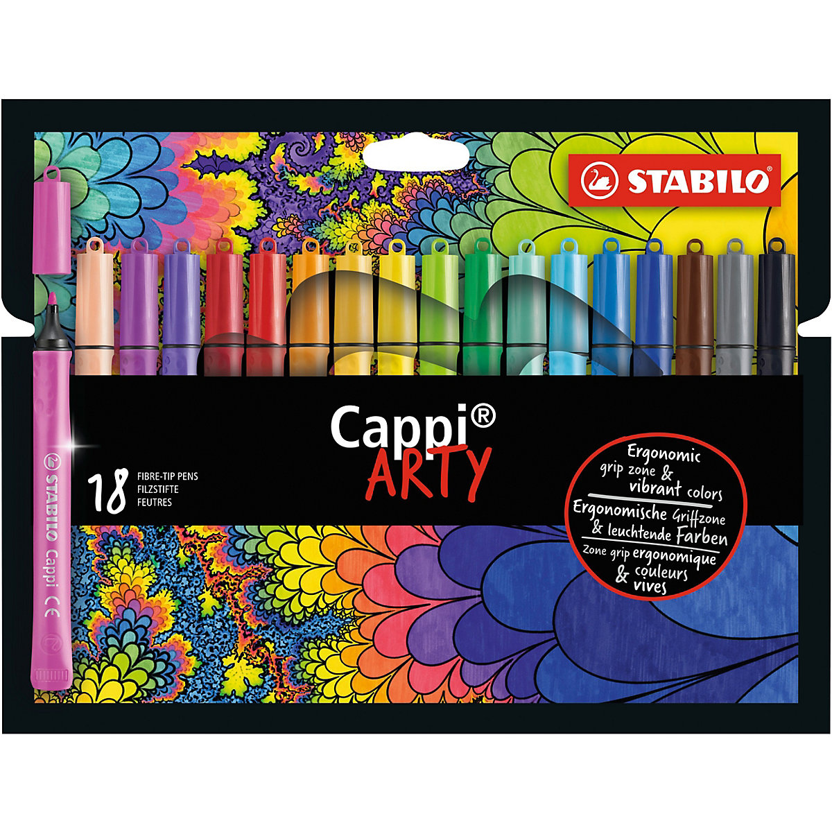 Filzstifte Cappi ARTY 18 Farben