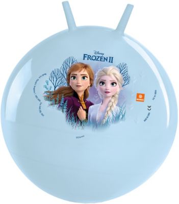 Sprungball Frozen Die Eiskönigin Hüpfball Hopser Sitzball Blau NEU John 59534 