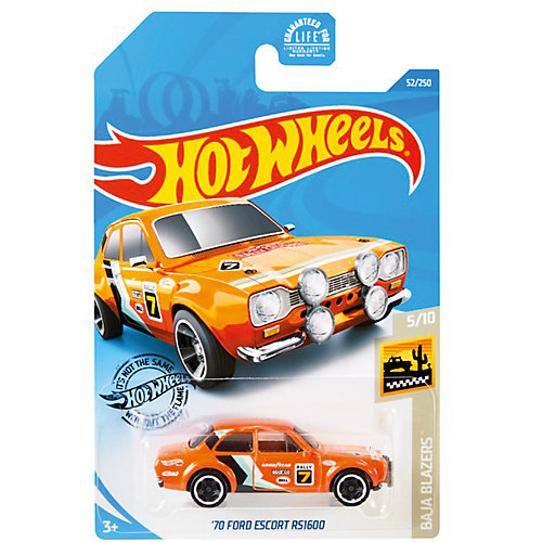 Базовая машинка Hot Wheels 70 Ford Escort RS1600 от Mattel