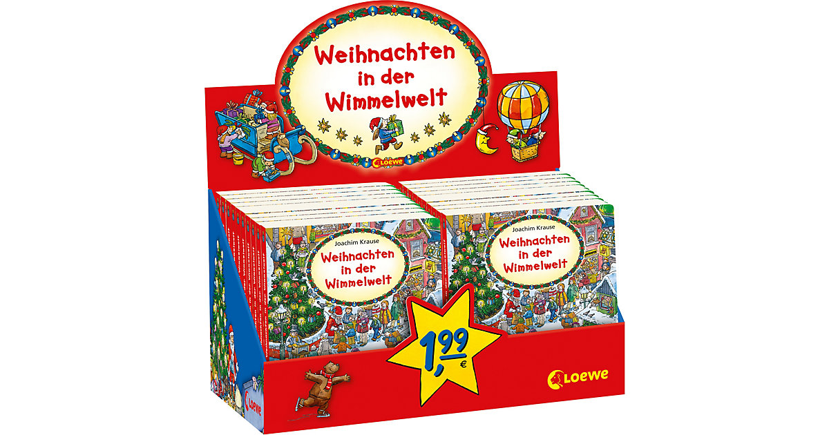 Spielzeug: Loewe Verlag Buch - Weihnachten in der Wimmelwelt
