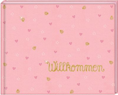 Image of Buch - Babyalbum - Willkommen, Rosa