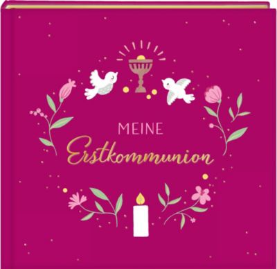 Image of Buch - Eintragalbum - Meine Erstkommunion (beerenfarben)