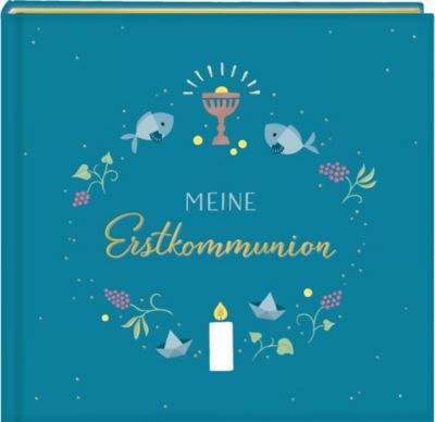 Image of Buch - Eintragalbum - Meine Erstkommunion (petrol)