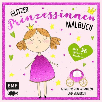 Das Glitzer Prinzessinnen Malbuch Emf Edition Michael Fischer Mytoys