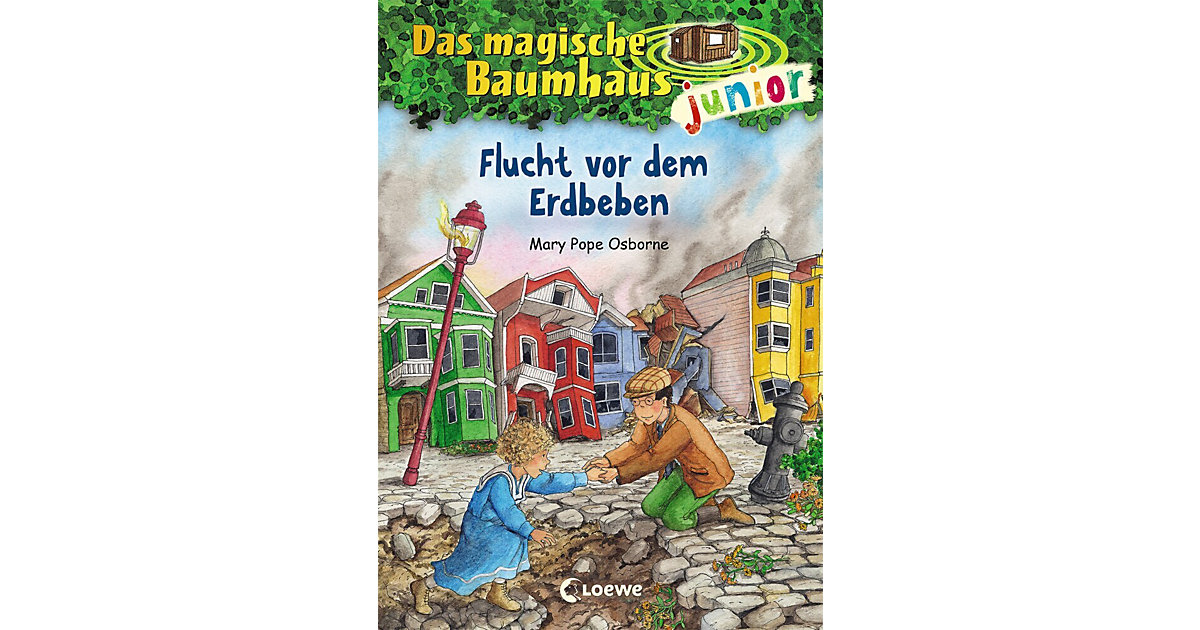 Bücher: Loewe Verlag Buch - Das magische Baumhaus junior 22 - Flucht vor dem Erdbeben