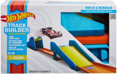 Hot Wheels Track Builder Unlimited Weitsprung-Set inkl. 1 Spielzeugauto