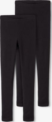 Leggings NKFVIVIAN Doppelpack für Mädchen, Organic Cotton 2