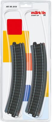 M�rklin START UP - 20130 H0 C Gleise gebogen (Inhalt 3 St�ck, R1 / 30�)