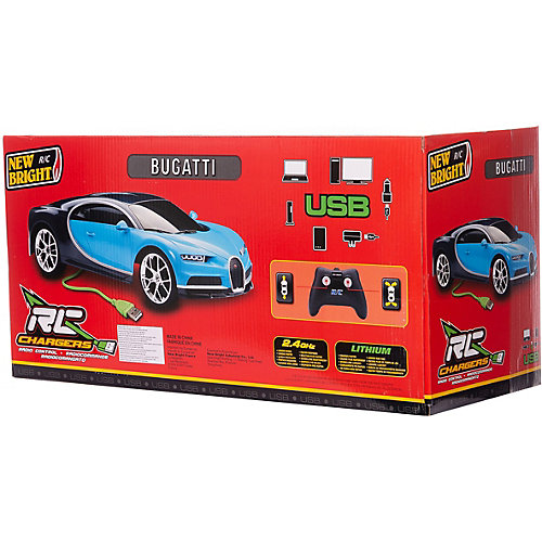 Радиоуправляемая машинка New Bright Chargers Sports Car 1:12, синяя от New Bright