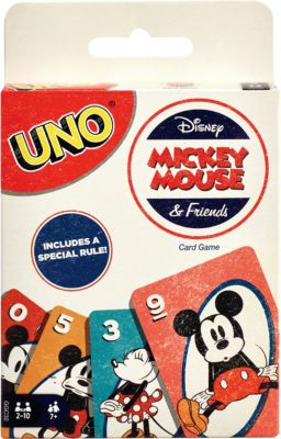 Mattel Games Uno Micky Mouse Kartenspiel Gesellschaftsspiel Familienspiel Disney Mickey Mouse Friends Mytoys