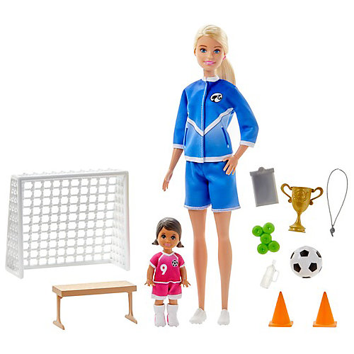 Игровой набор Barbie Футбольный тренер от Mattel