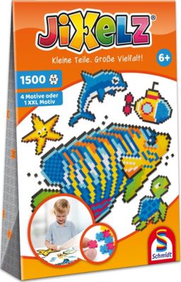 Schmidt Spiele 46134 Jixelz Kinder-Bastelsets bunt Kinderpuzzle 350 Teile Fee