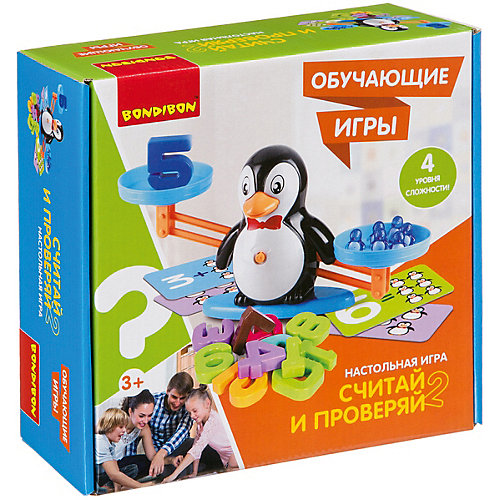 Настольная игра Bondibon "Считай и проверяй 2" от Bondibon