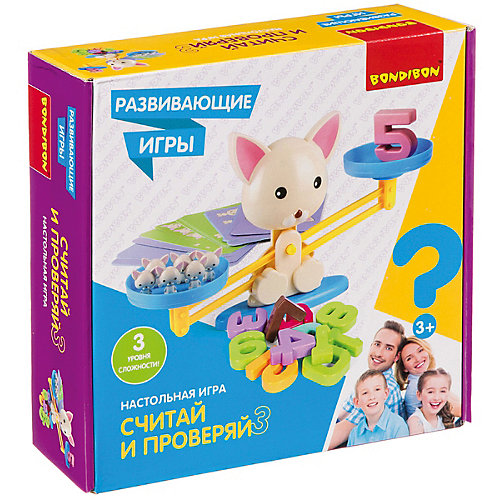 Настольная игра Bondibon "Считай и проверяй 3" от Bondibon