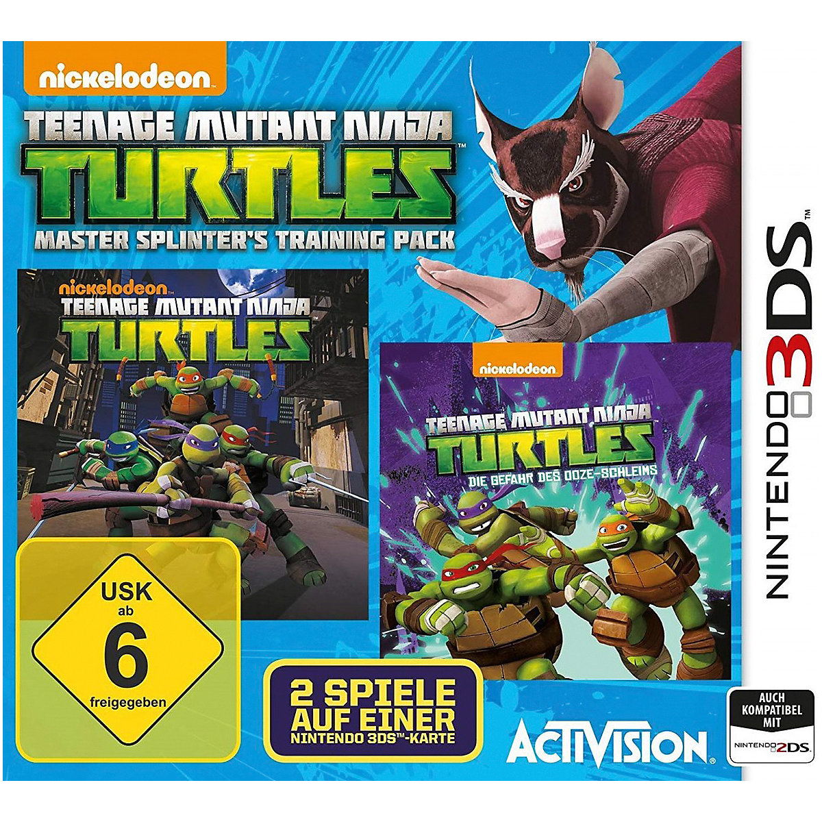 3DS Teenage Mutant Ninja Turtles Master Splinters Training Pack