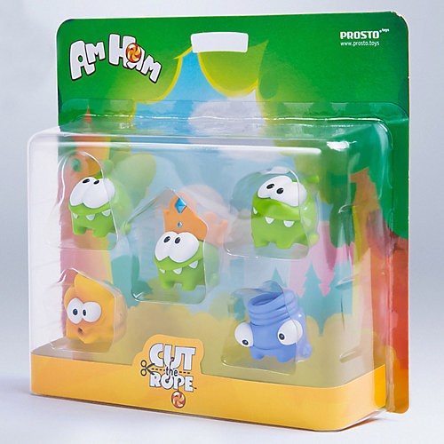 Набор фигурок Prosto Toys Cut the Rope, 5 шт, 4 см от Prosto Toys