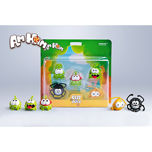 Набор фигурок Prosto Toys Cut the Rope, 5 шт, 4 см от Prosto Toys