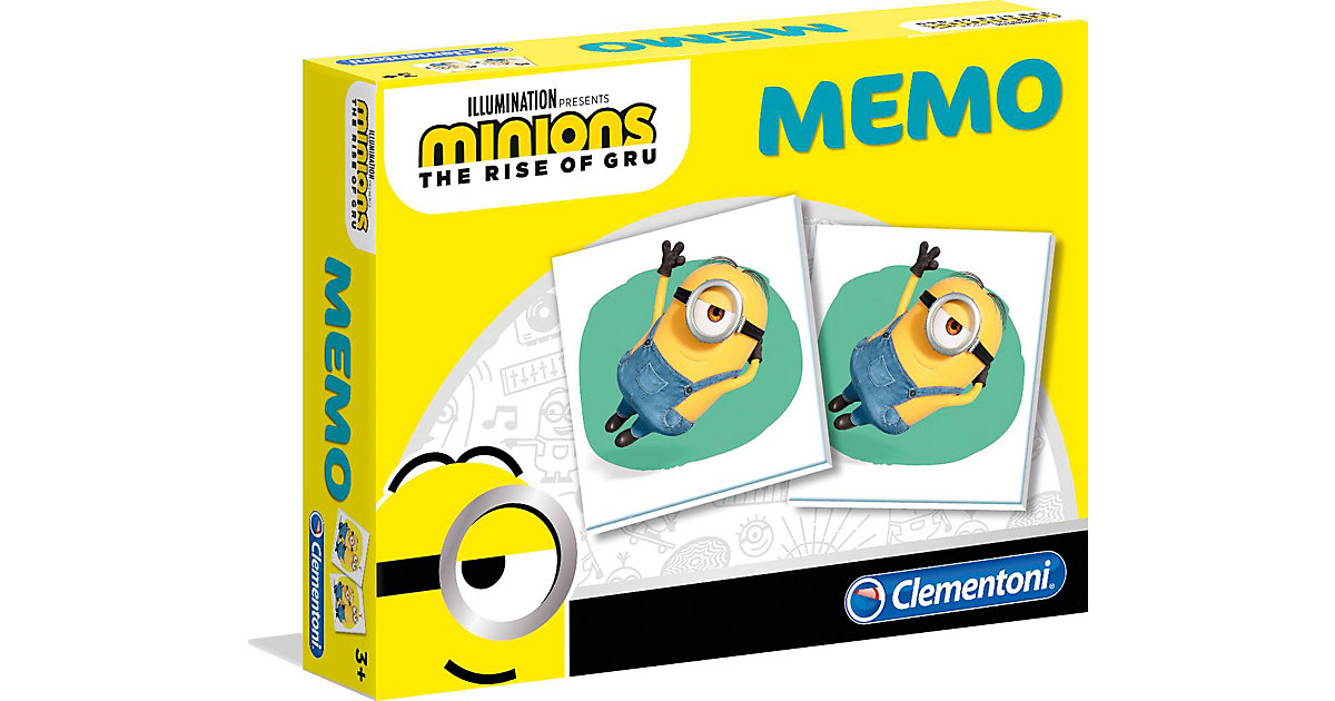 Brettspiele: Clementoni Memo Kompakt - Minions 2