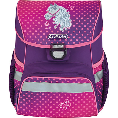 Ранец Herlitz Loop Plus Horse, с наполнением - lila-kombi от herlitz