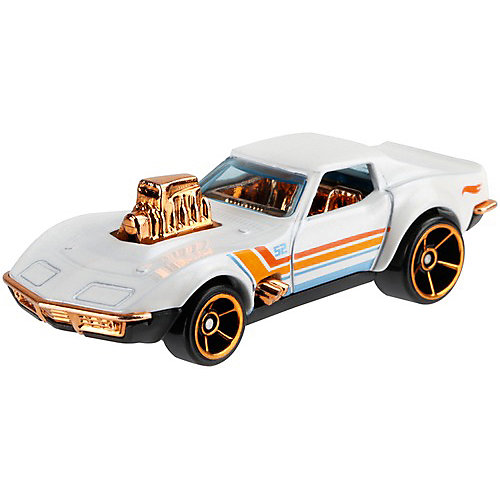Премиальная машинка Hot Wheels "Перламутр и хром" 68 Corvette - Gas Monkey Garage от Mattel