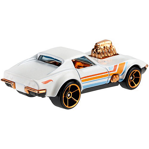 Премиальная машинка Hot Wheels "Перламутр и хром" 68 Corvette - Gas Monkey Garage от Mattel
