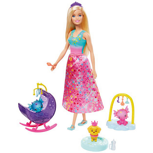 Игровой набор Barbie Dreamtopia "Заботливая принцесса" Малыши-питомцы от Mattel