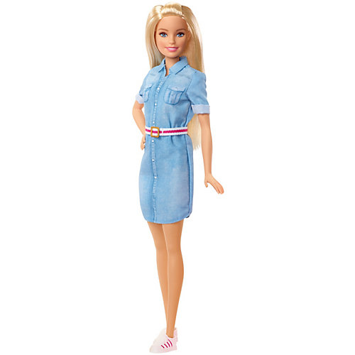 Кукла Barbie "Путешествия" В джинсовом платье от Mattel