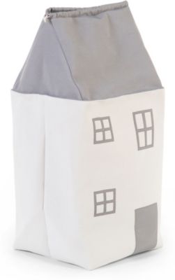 Aufbewahrungstasche Haus, grau, CHILDHOME | myToys