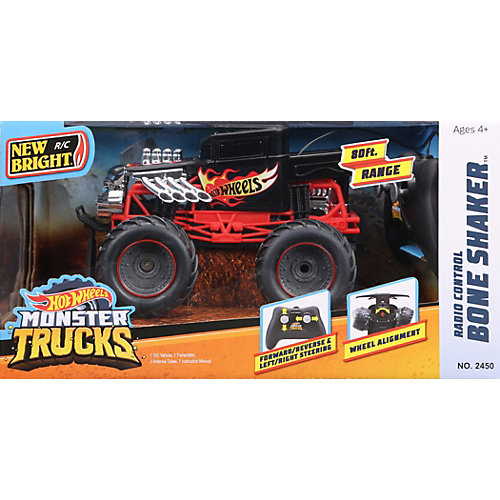 Радиоуправляемая машинка New Bright Monster Truck 1:24, черная от New Bright