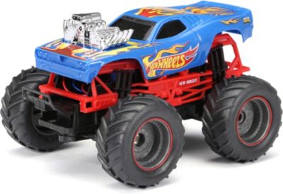 Радиоуправляемая машинка New Bright Monster Truck 1:24, синяя