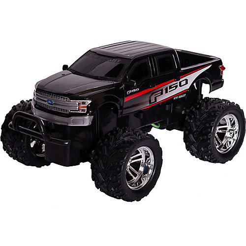Машинка New Bright 1:18 РУ Chargers Truck черная от New Bright