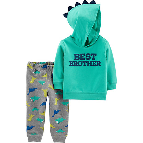 Комплект Carters: худи и брюки - бирюзовый от carter`s