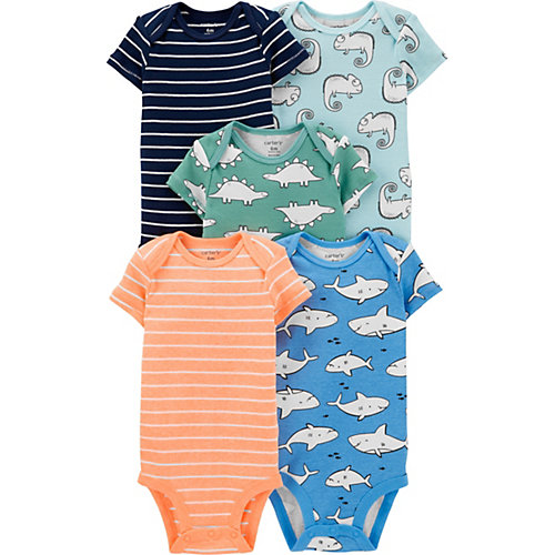 Боди Carters, 5 шт - разноцветный от carter`s