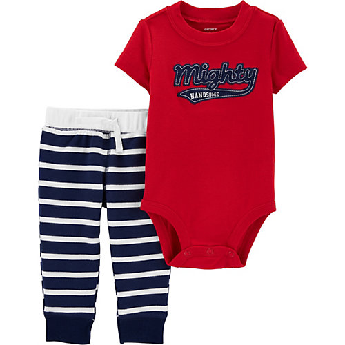 Комплект Carters: боди и брюки - разноцветный от carter`s