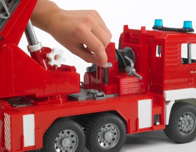 Baustellen Fahrzeuge  Bausteine 8 x verschiedene Feuerwehr 