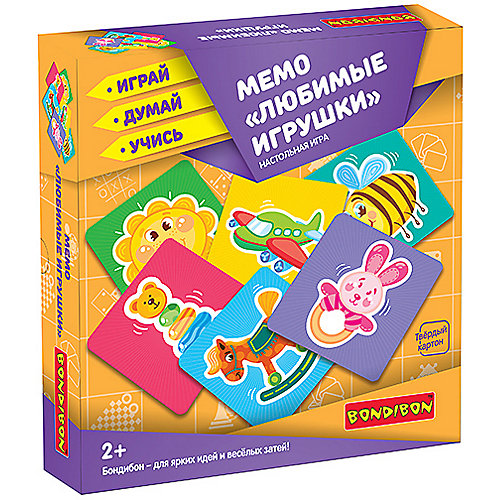 Настольная игра Bondibon Мемо Любимые игрушки от Bondibon