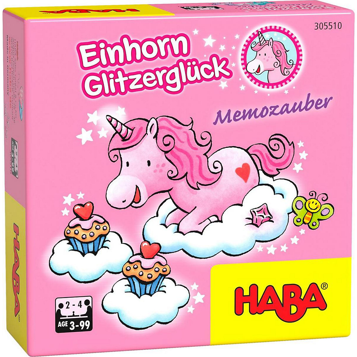 HABA 305510 Einhorn Glitzerglück – Memozauber