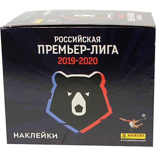 Бокс с наклейками Panini "Футбол. РПЛ сезон 2019-2020", 50 пакетиков от Panini