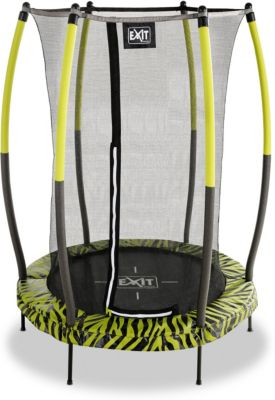 Tiggy Junior Trampoline ø140cm Lime + Sicherheitsnetz 2